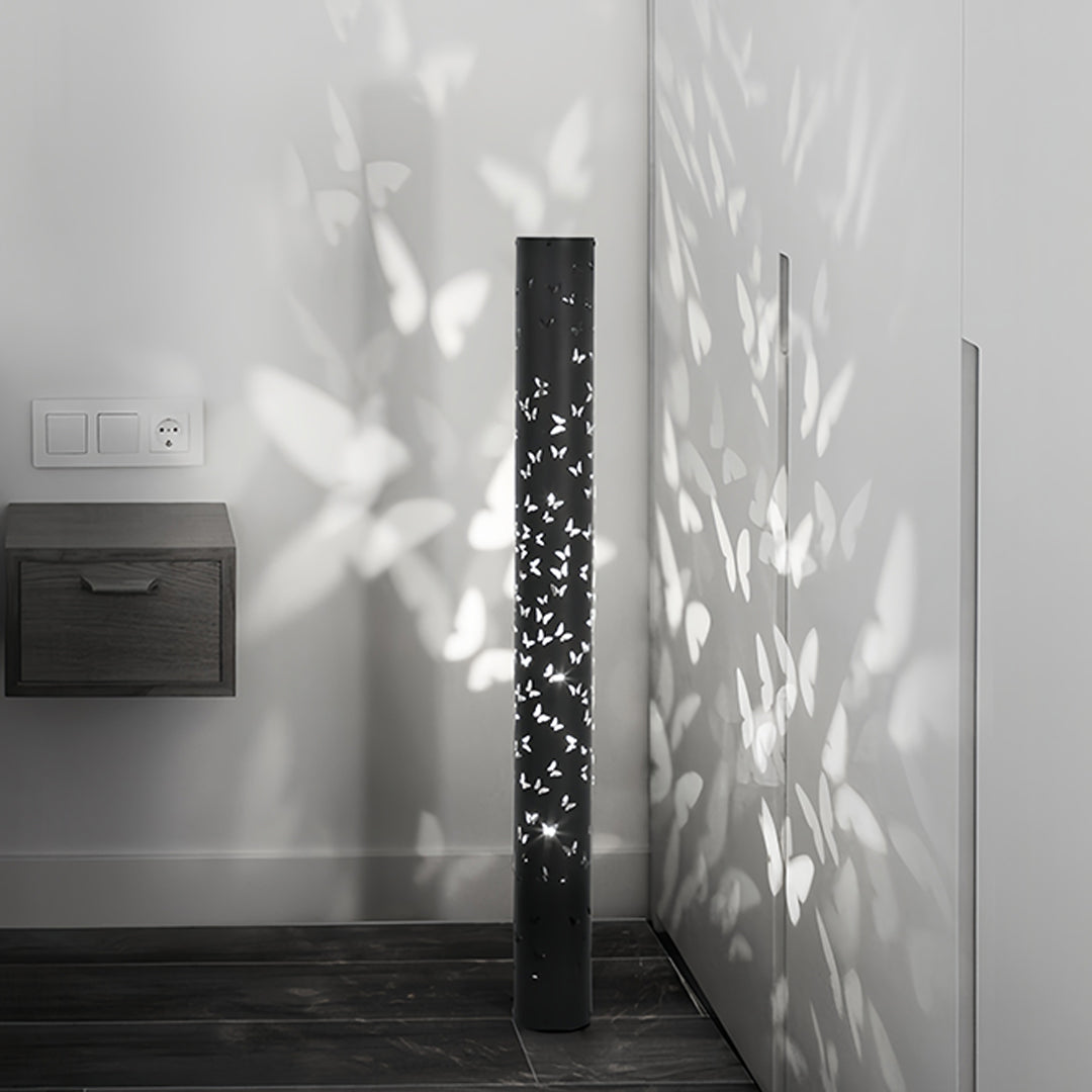 Elegant Butterfly Floor Lamp with Ambient Light Projector for Living Room