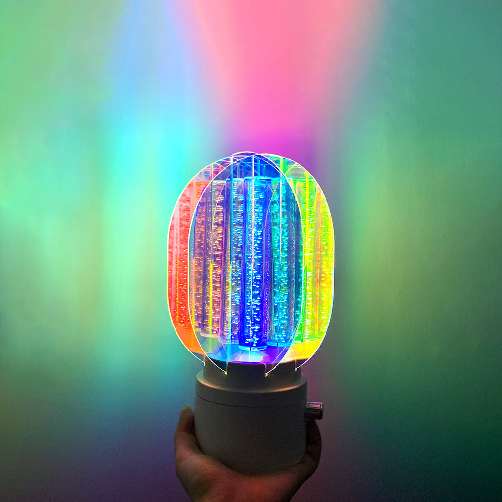 Vibrant Aluminum LED Table Lamps - Artistic Design for Modern Rooms