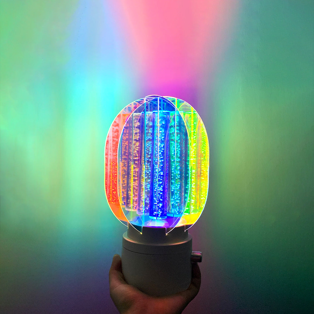 Vibrant Aluminum LED Table Lamps - Artistic Design for Modern Rooms