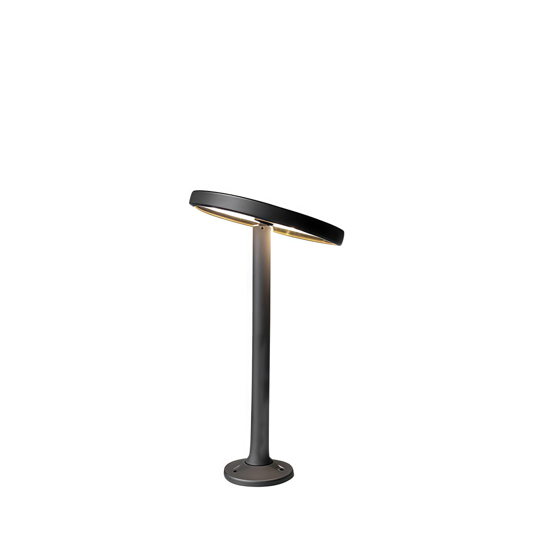 Modern Waterproof LED Path Lights in Black for Outdoor Landscape Design