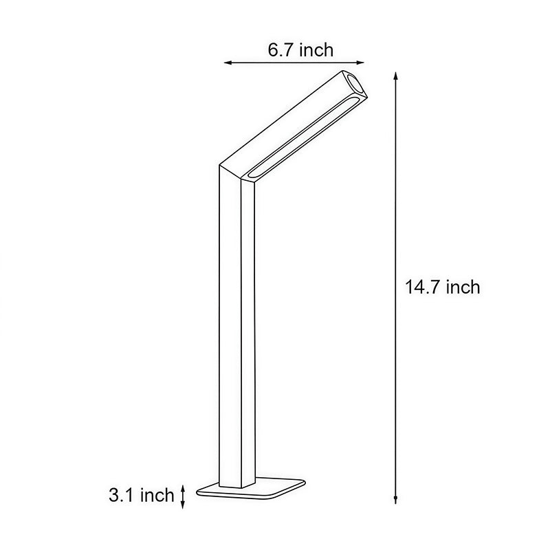 Scandinavian Dual Magnetic Wooden LED Touch-Control Desk Lamp for Home Office