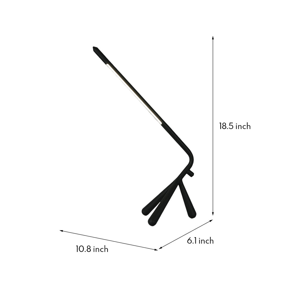 Unique Rotatable LED Accent Table Lamp with Three Legs for Living Room