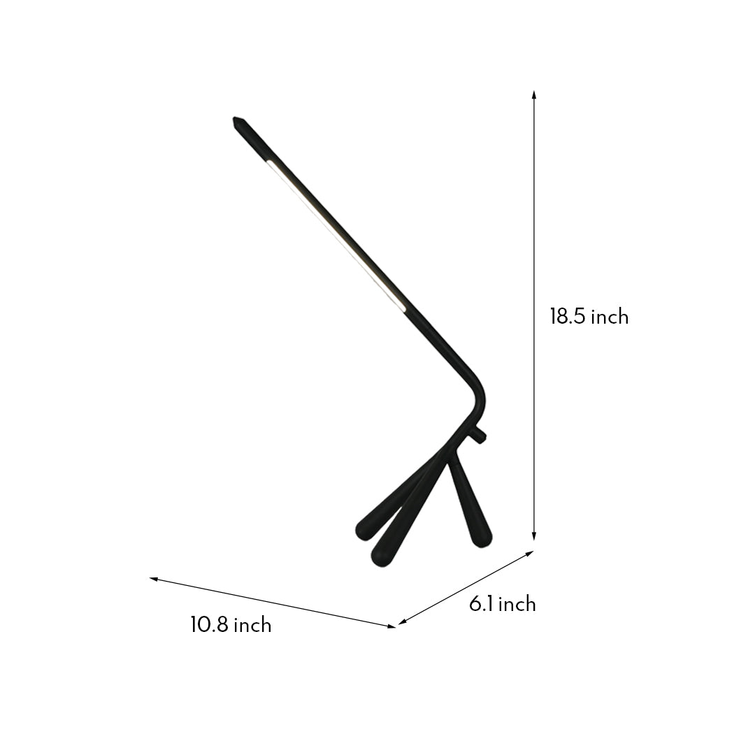 Unique Rotatable LED Accent Table Lamp with Three Legs for Living Room