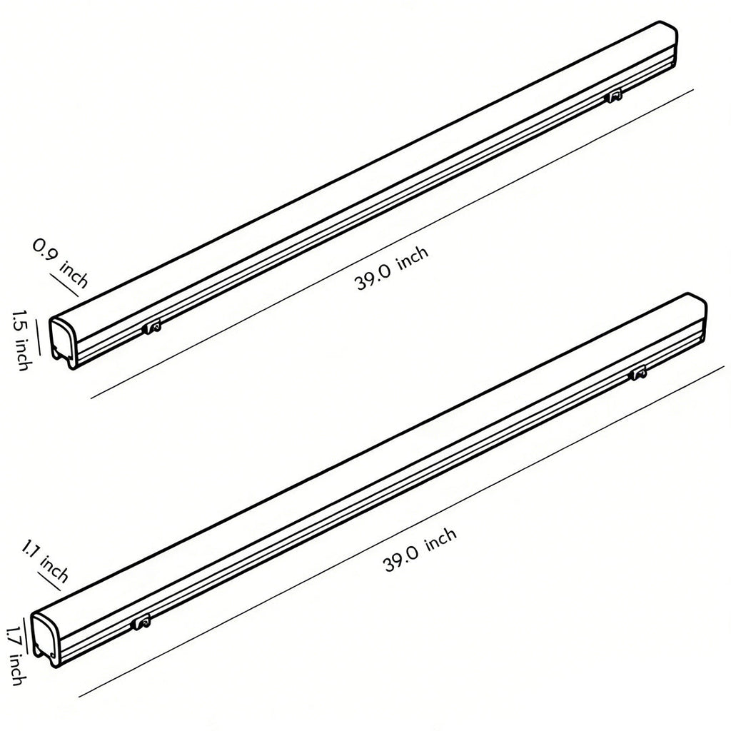 Sleek Waterproof LED Linear Strip Light for Modern Outdoor Spaces