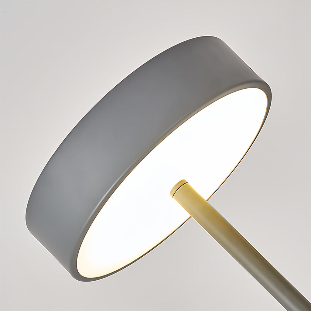 Chic Dimmable Petite Modern Floor Lamp in Black for Living Room Reading