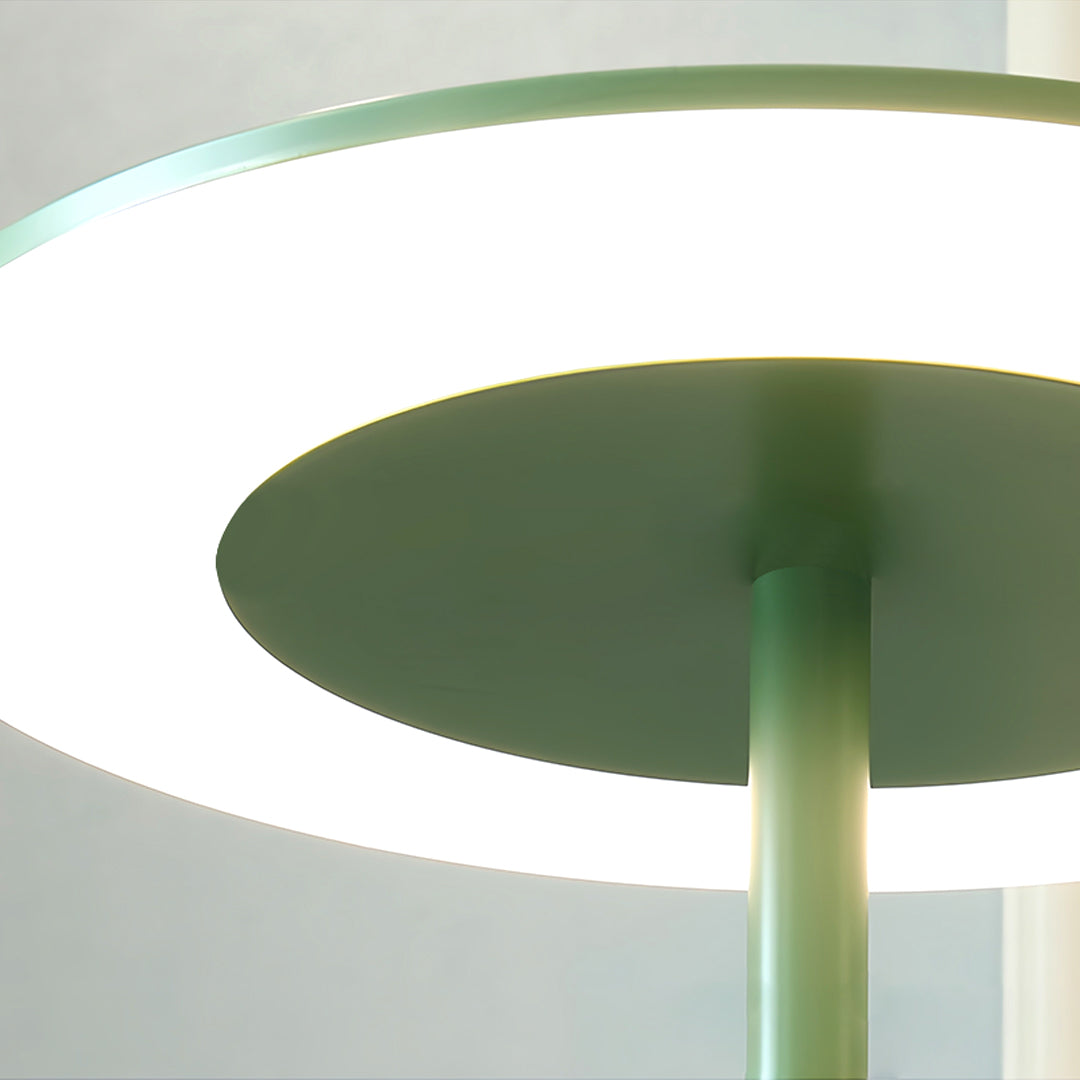 Dimmable Macaron Round Floor Lamp in Colorful Modern Design for Living Room