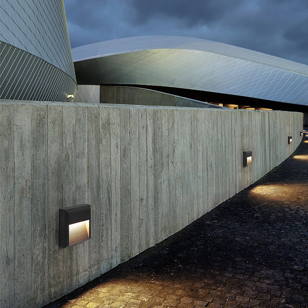 Modern Waterproof LED Corner Step Lights for Villa Garden Courtyard