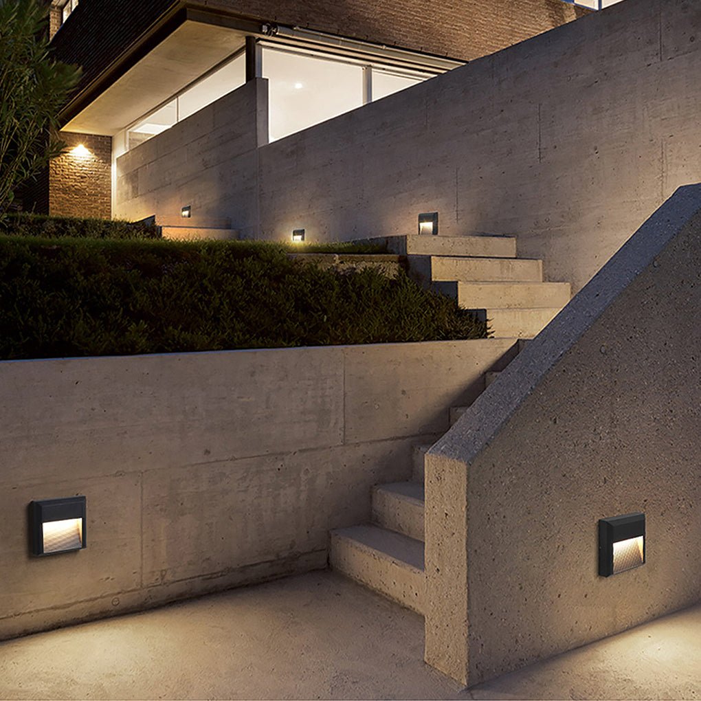 Modern Waterproof LED Corner Step Lights for Villa Garden Courtyard