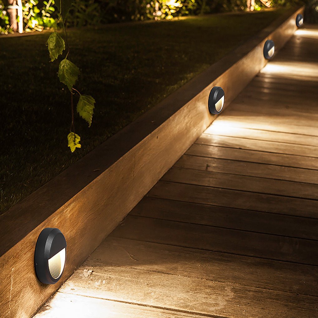 Modern Waterproof LED Corner Step Lights for Villa Garden Courtyard