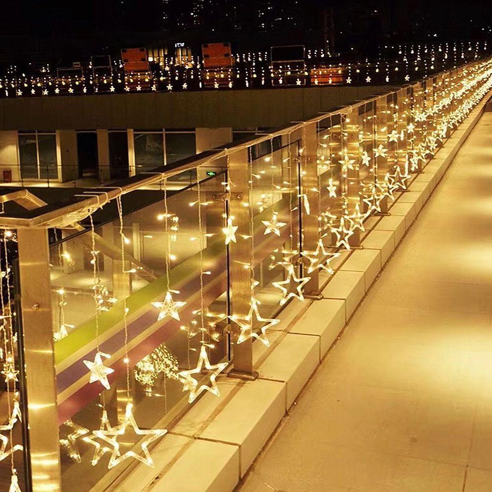 8.2 ft Acrylic Star LED Fairy String Lights for Christmas Wedding Decor