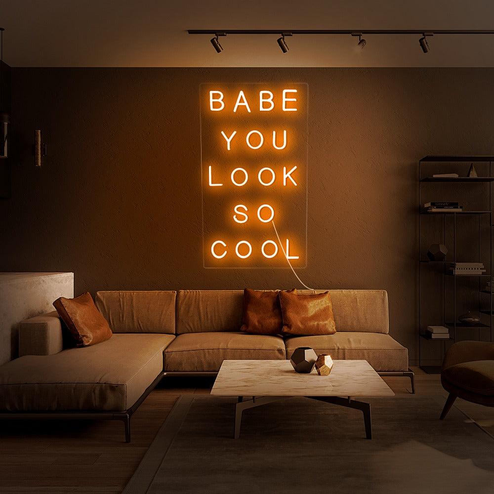 Cool Pink LED Neon Sign Wall Art for Bedroom, Home Decor Lighting