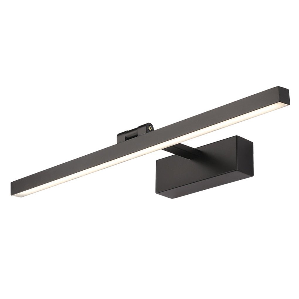Rotatable Modern Metal LED Bath Bar Vanity Light in Brushed Nickel