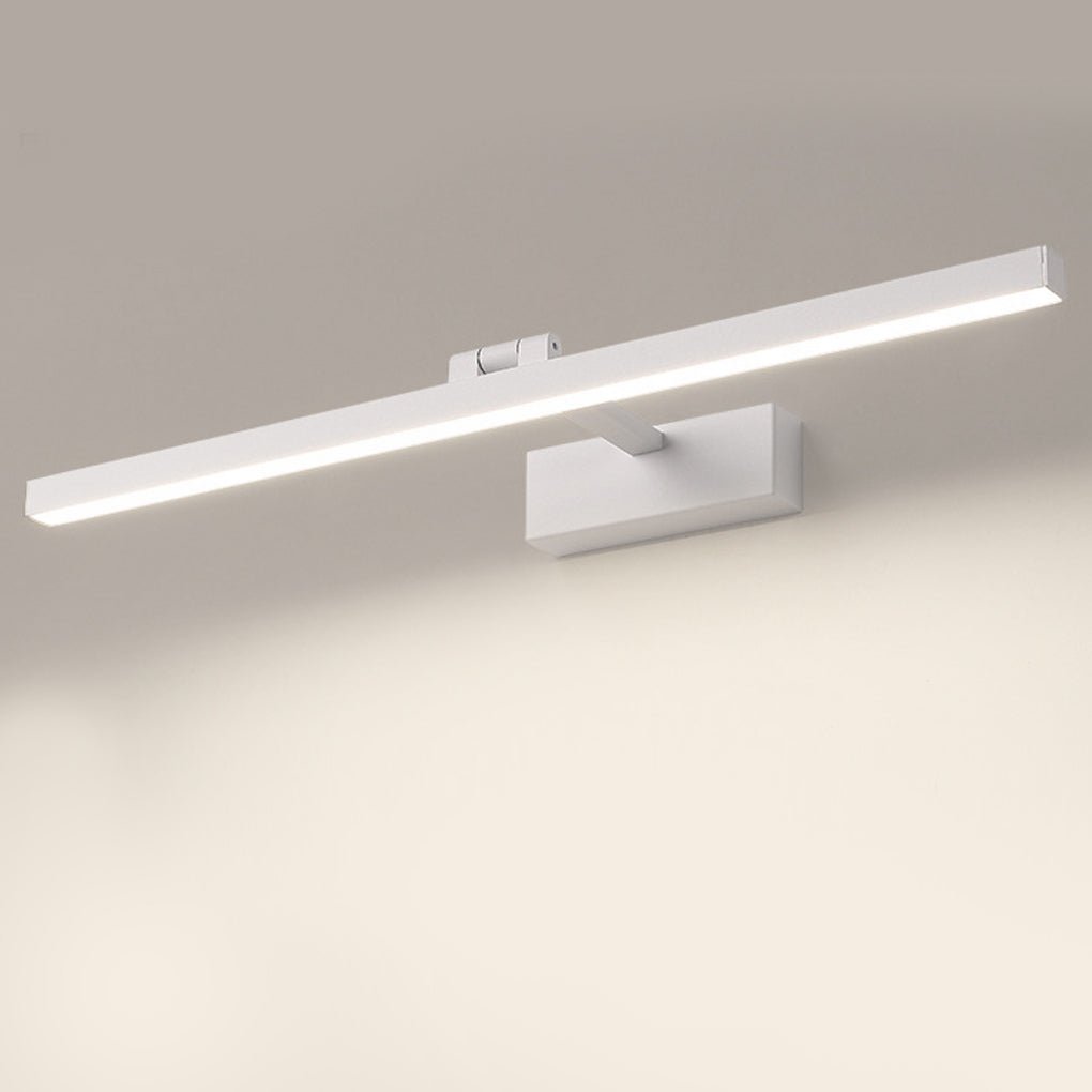 Rotatable Modern Metal LED Bath Bar Vanity Light in Brushed Nickel