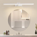 Rotatable Modern Metal LED Bath Bar Vanity Light in Brushed Nickel