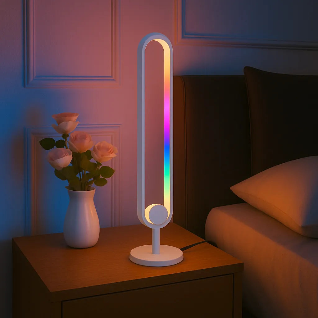 Elegant Mini LED Infinity Lamp with Mirror Finish for Modern Decor