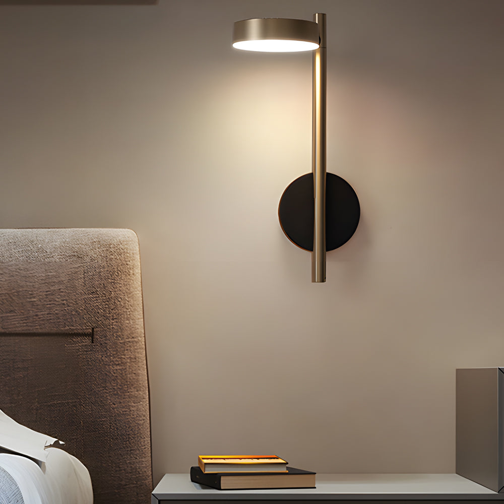Adjustable Modern LED Wall-Mounted Metal Bedside Lamp for Bedrooms