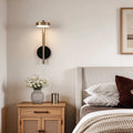 Adjustable Modern LED Wall-Mounted Metal Bedside Lamp for Bedrooms