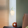 Green Modern Bell Orchid Three-Step Dimming Pendant Light Fixture for Living Room