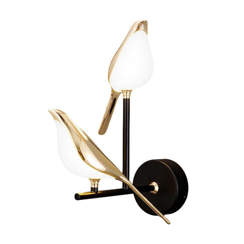 Nordic Minimalist White Bird LED Wall Light for Contemporary Spaces