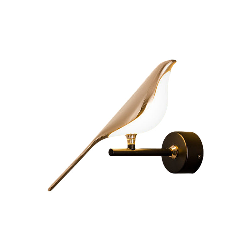 Nordic Minimalist White Bird LED Wall Light for Contemporary Spaces