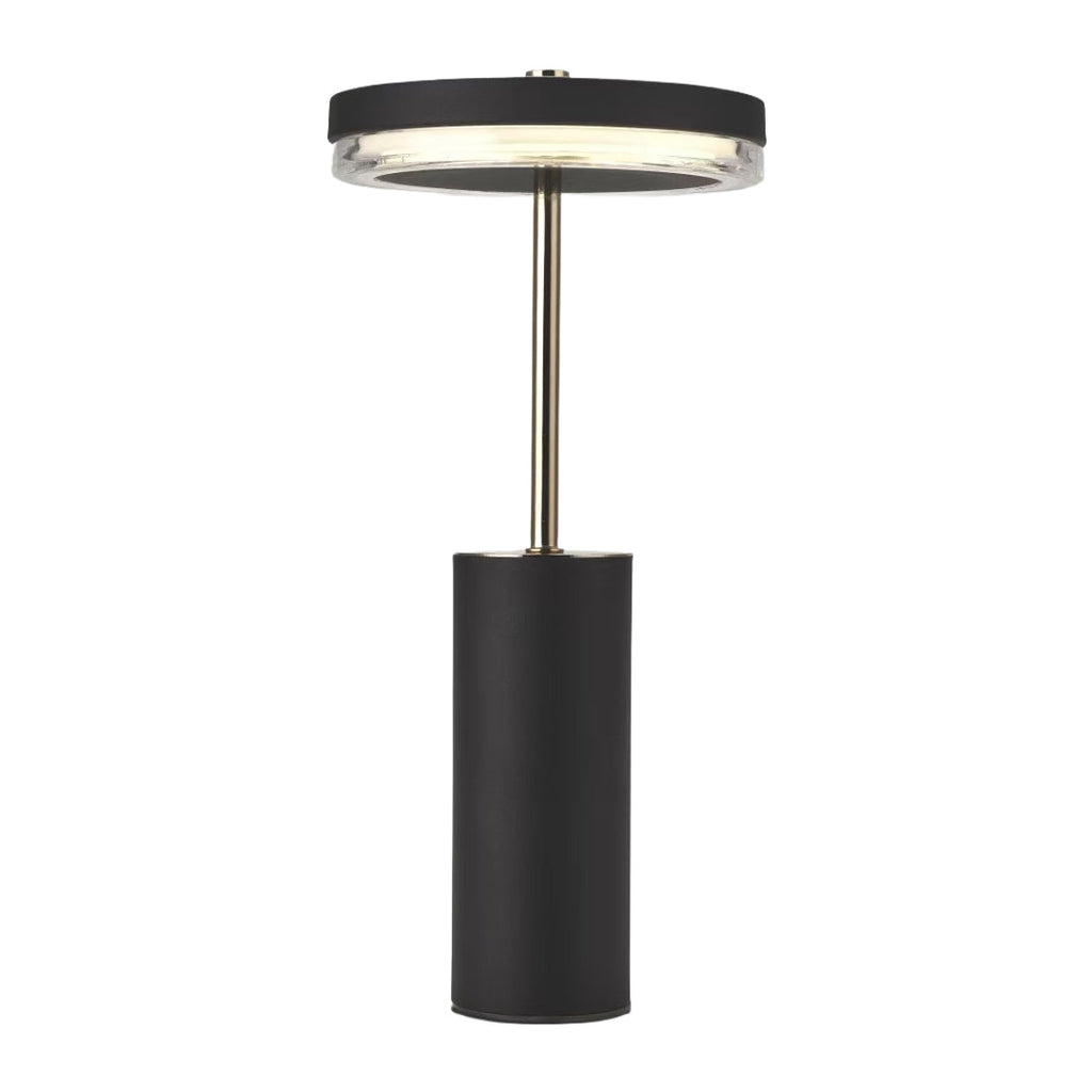 Sophisticated European-Style Metal Cylinder Table Lamp for Living Room
