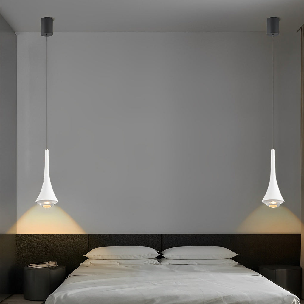 Elegant Black Cone LED Pendant Light for Modern Dining and Living Rooms