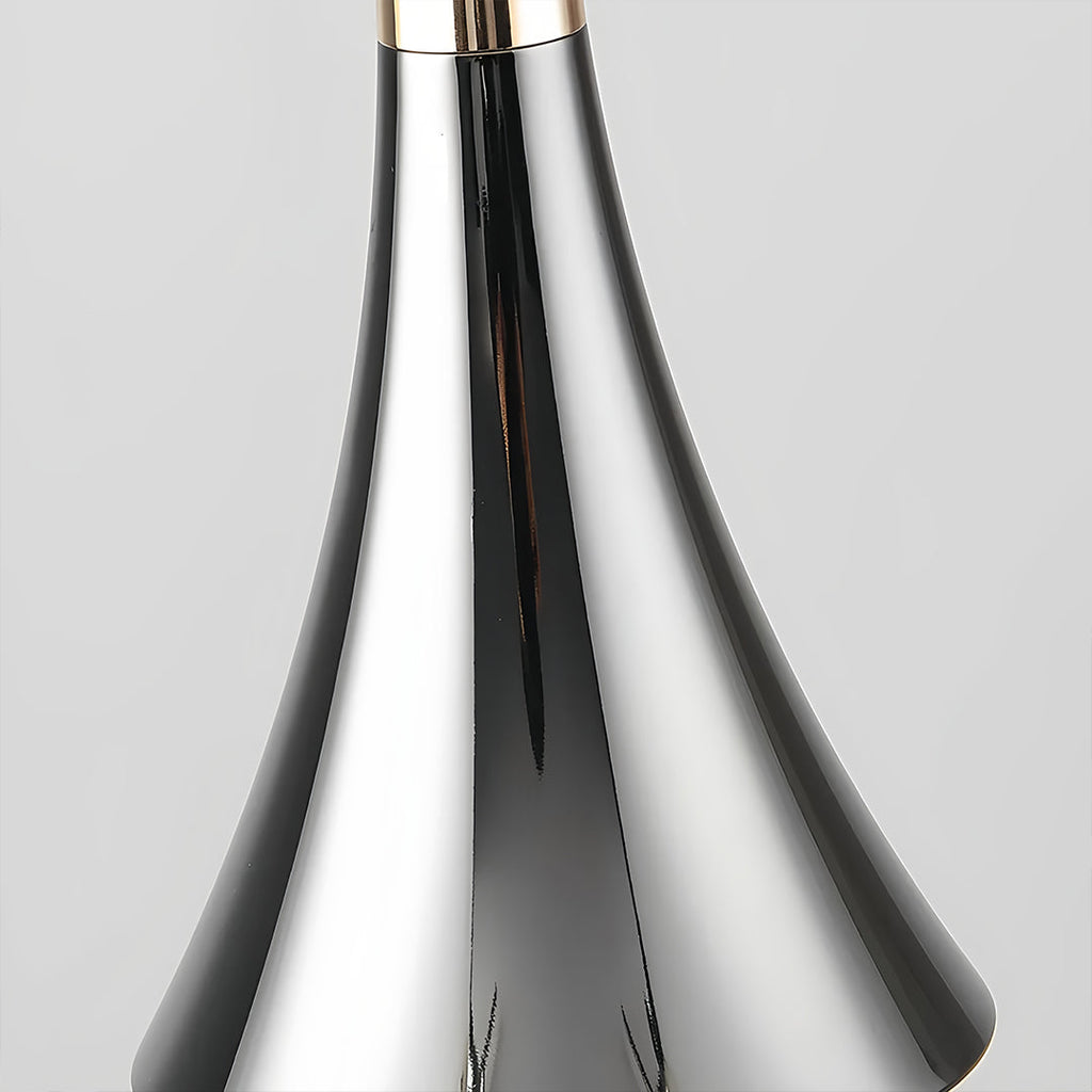 Elegant Black Cone LED Pendant Light for Modern Dining and Living Rooms
