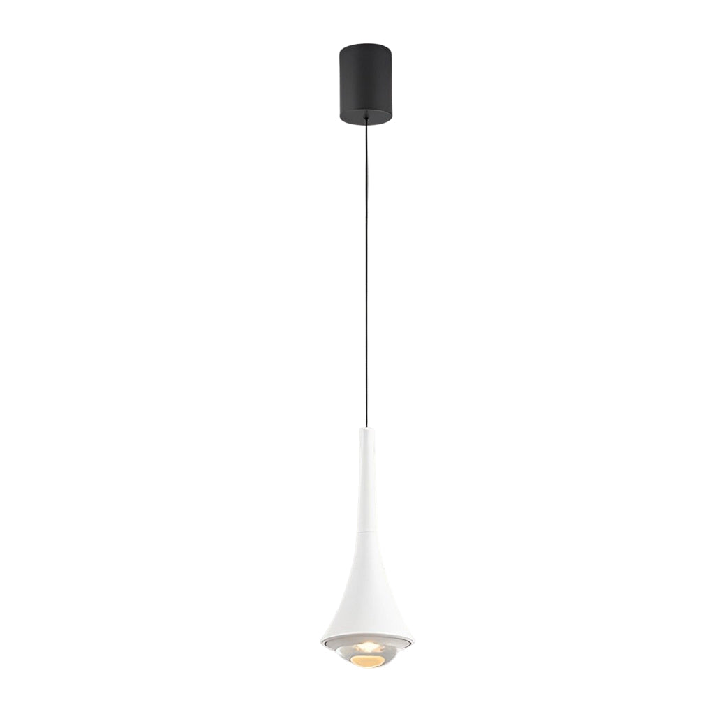 Elegant Black Cone LED Pendant Light for Modern Dining and Living Rooms