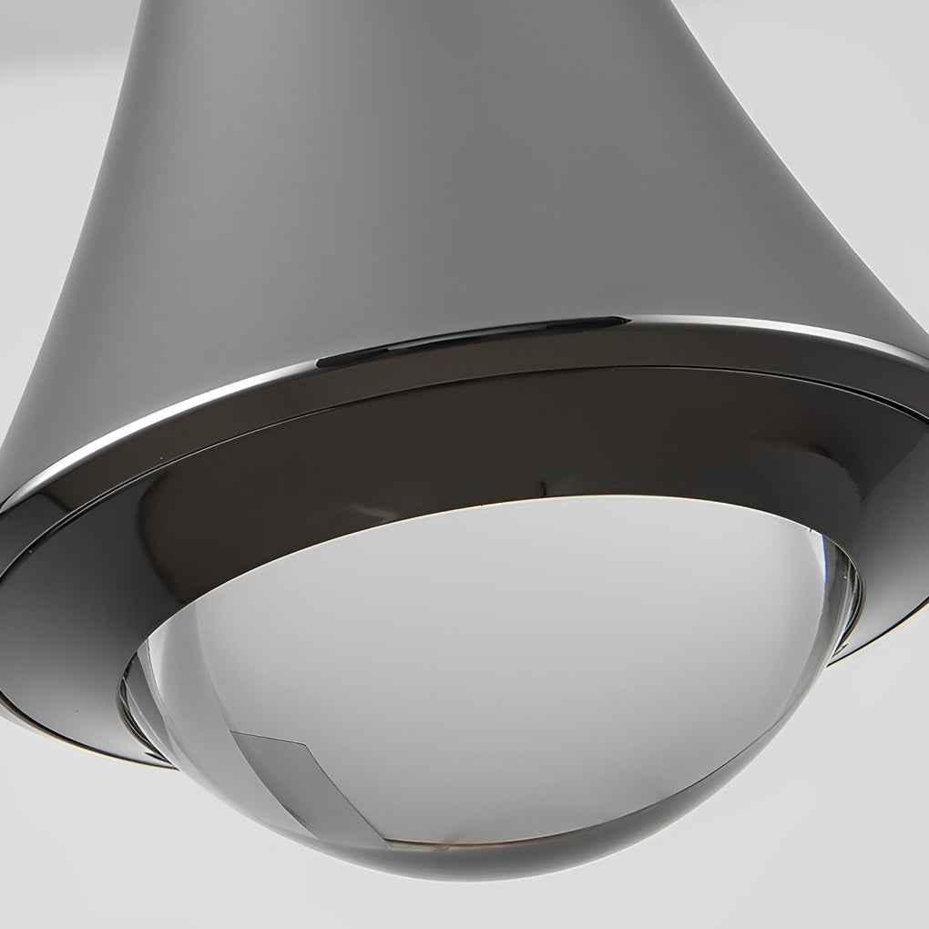 Elegant Black Cone LED Pendant Light for Modern Dining and Living Rooms