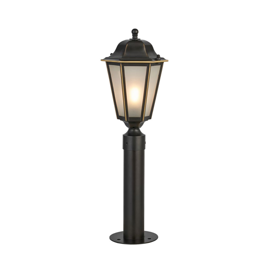 European-Style LED Waterproof Outdoor Pathway Lights in Sleek Black