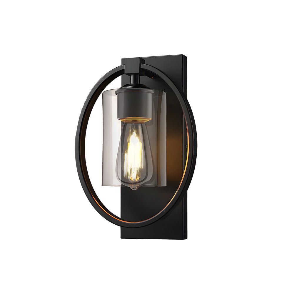 Modern Black Industrial Tungsten Wall Sconces for Bathroom Lighting