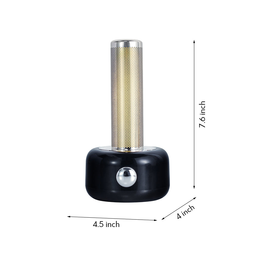 Sleek Metallic RGB Ambient Table Lamp for Modern Home Decor & Offices