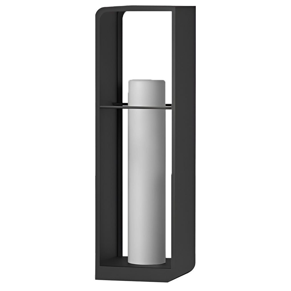 Waterproof Black Lantern Rectangular Outdoor Light Fixture for Patio