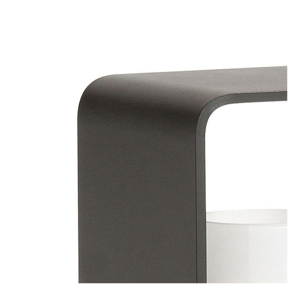 Waterproof Black Lantern Rectangular Outdoor Light Fixture for Patio