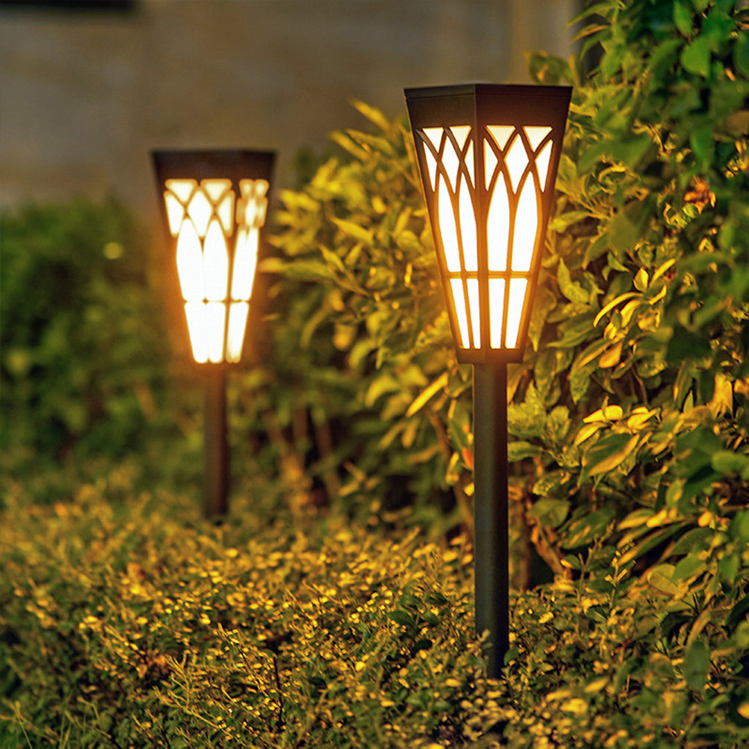 Elegant Waterproof Solar LED Light Post for Outdoor Garden Pathways