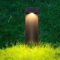 Modern Black LED Lawn Bollard Light for Outdoor Garden Illumination