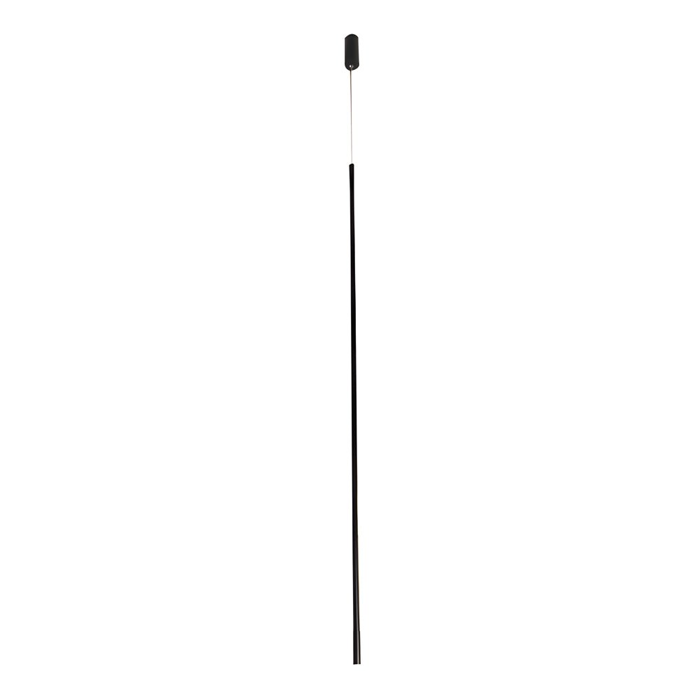 Sleek Black Vertical Linear LED Pendant Light for Modern Home Decor