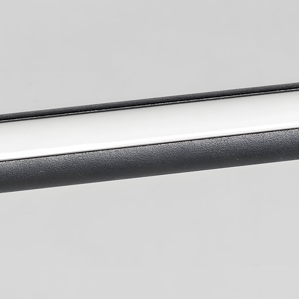Sleek Black Vertical Linear LED Pendant Light for Modern Home Decor