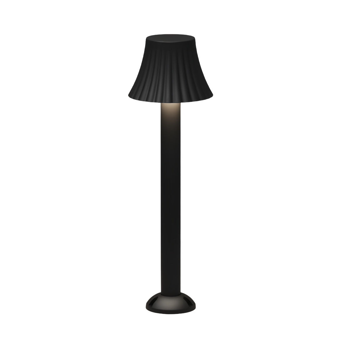 Elegant Black Mushroom Outdoor Path Light for Courtyard Landscaping