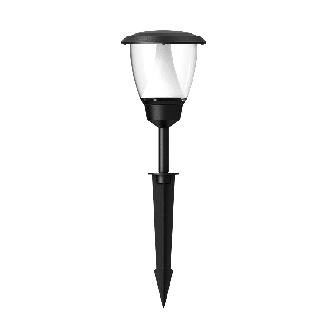 Sleek Black Minimalist LED Outdoor Lawn Lights for Garden Pathway Illumination
