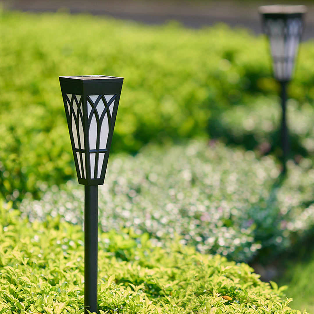 Elegant Waterproof Solar LED Light Post for Outdoor Garden Pathways