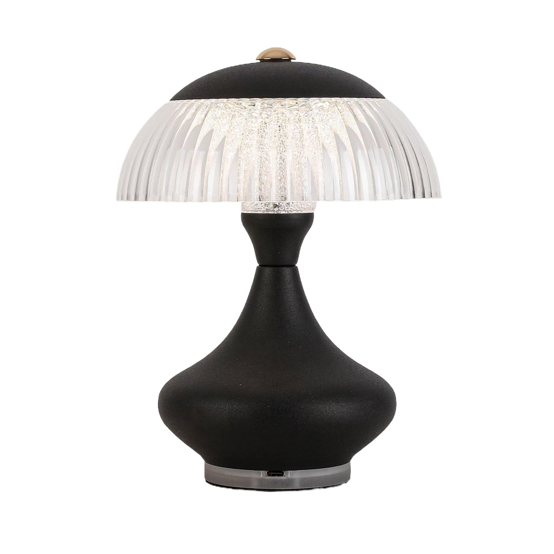 Minimalist White Table Lamp with Creative Charging Design for Office Bedroom