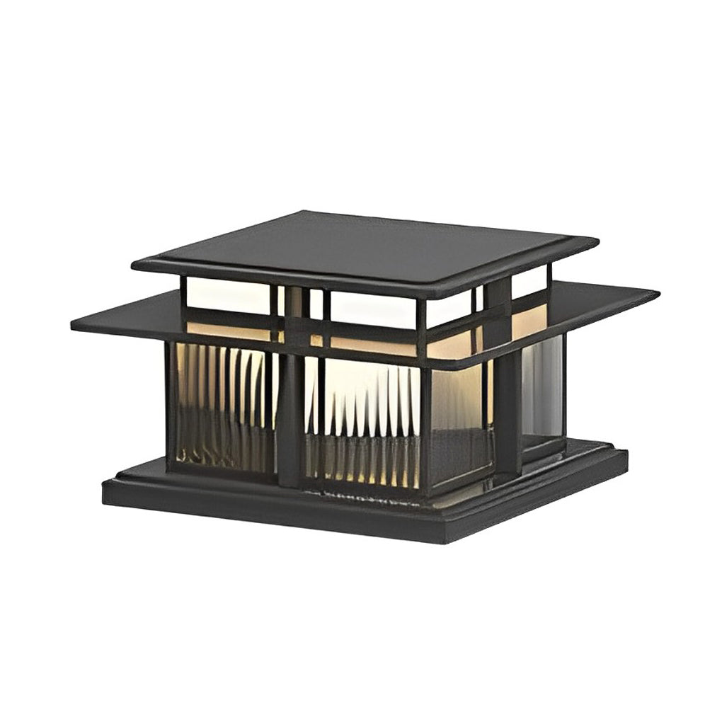 Waterproof Modern LED Porch Pillar Lights - Outdoor Decorative Fixtures