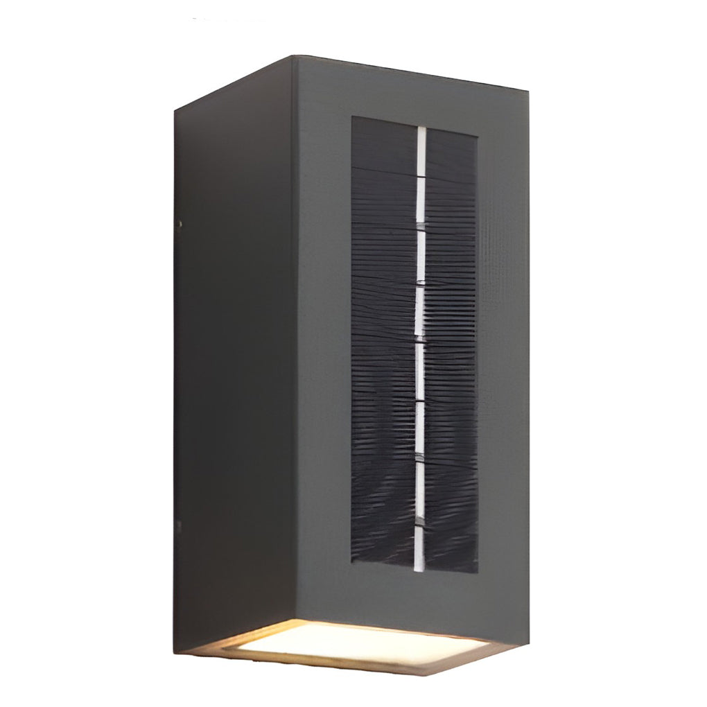 Modern Black Waterproof LED Wall Light Fixture for Indoor/Outdoor Use