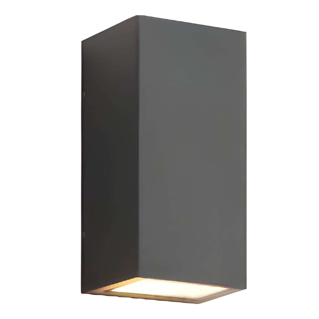 Modern Black Waterproof LED Wall Light Fixture for Indoor/Outdoor Use