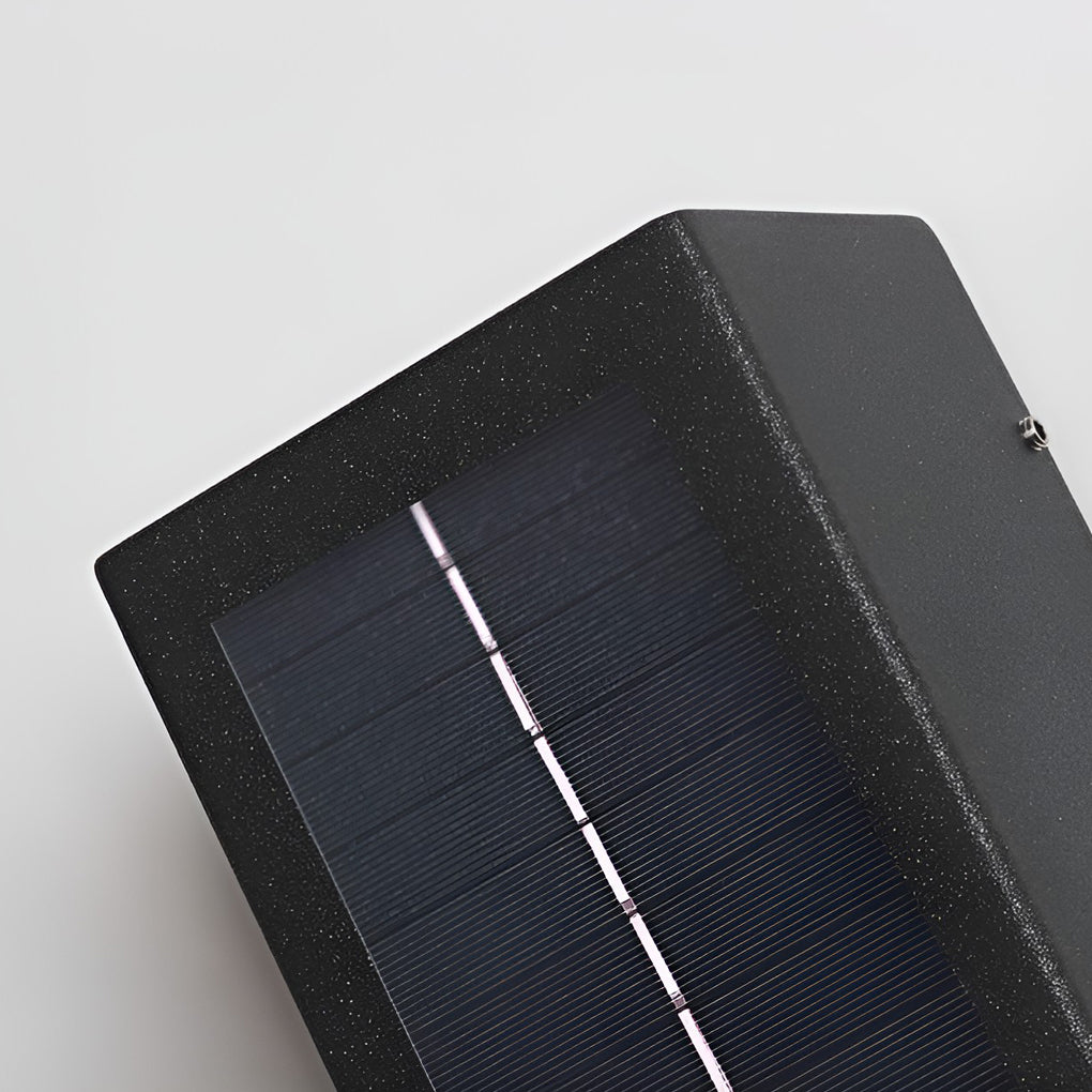 Modern Black Waterproof LED Wall Light Fixture for Indoor/Outdoor Use