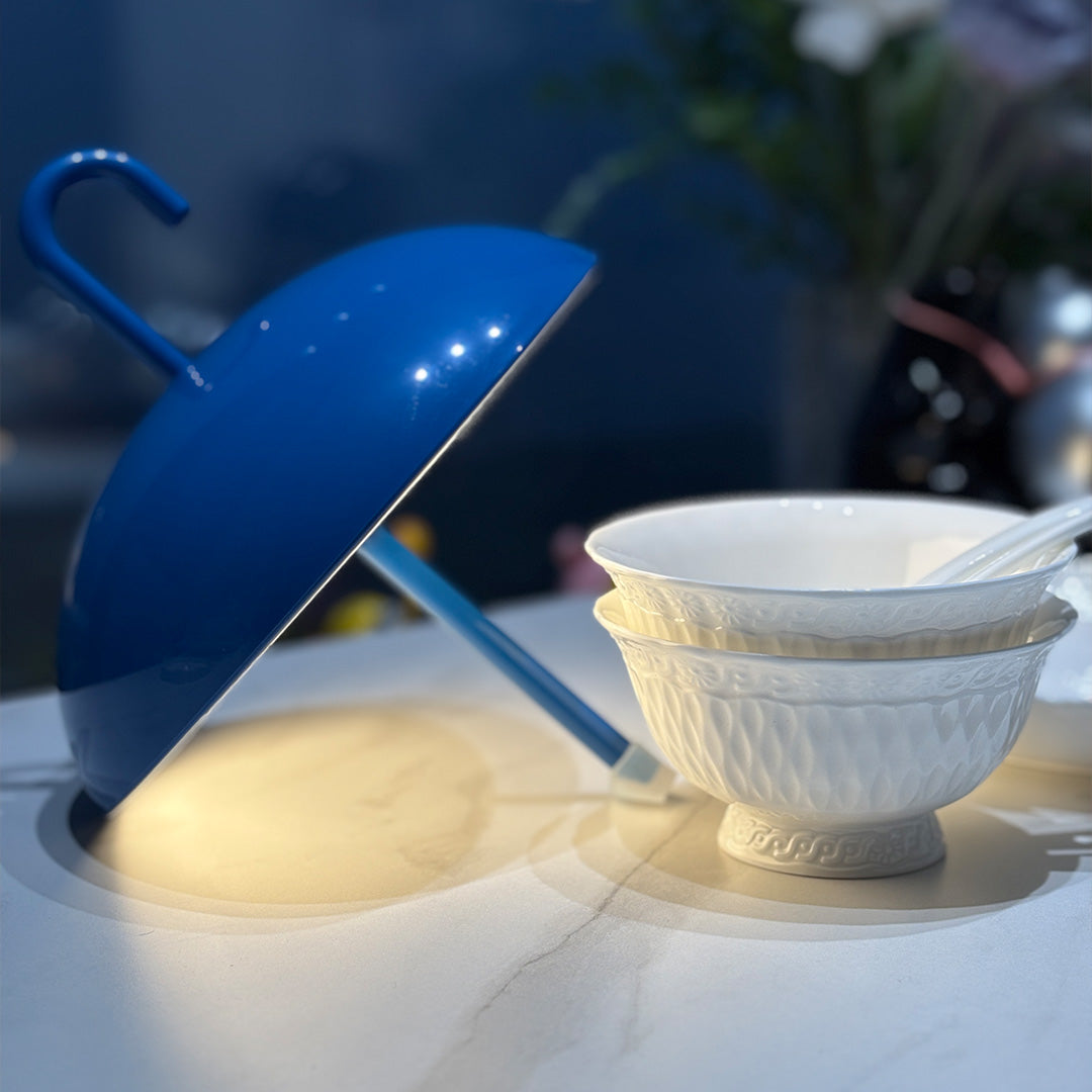 Portable Dimmable LED Touch Lamp - USB Rechargeable Umbrella Design for Home