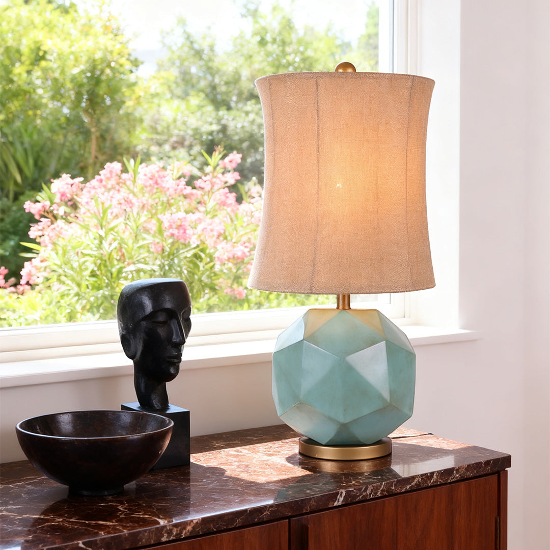 Stylish Modern Industrial Fabric Table Lamps for Living Room Decor