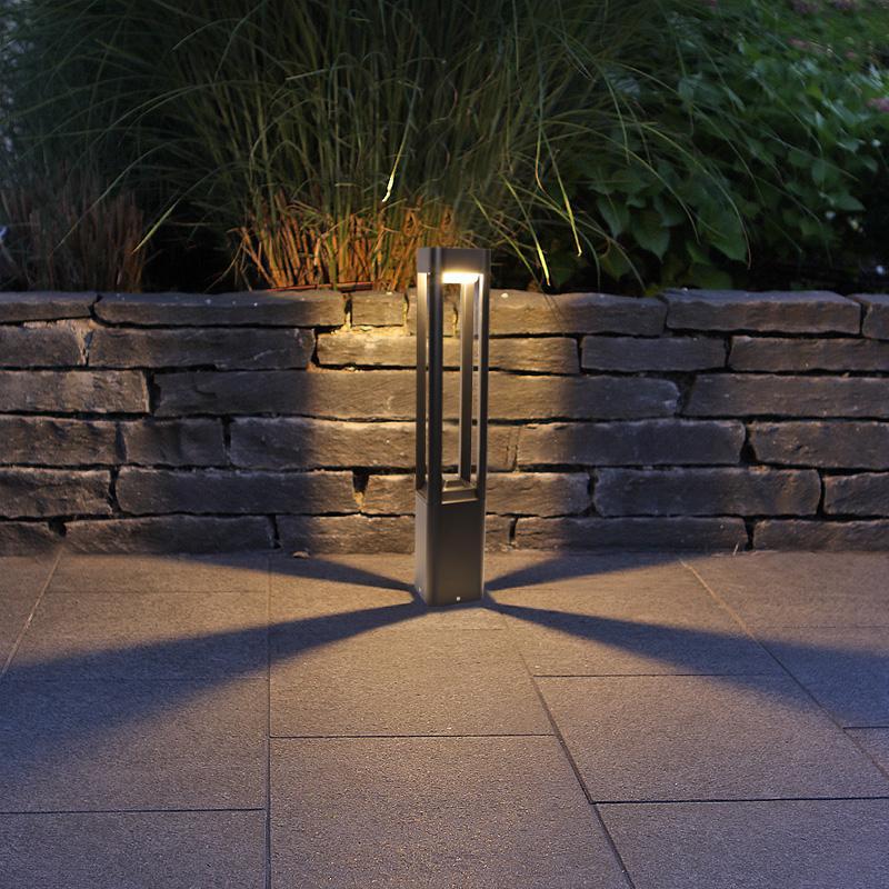 Modern Waterproof Aluminum LED Bollard Light for Outdoor Landscape Use