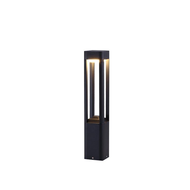 Modern Waterproof Aluminum LED Bollard Landscape Light for Outdoor Use